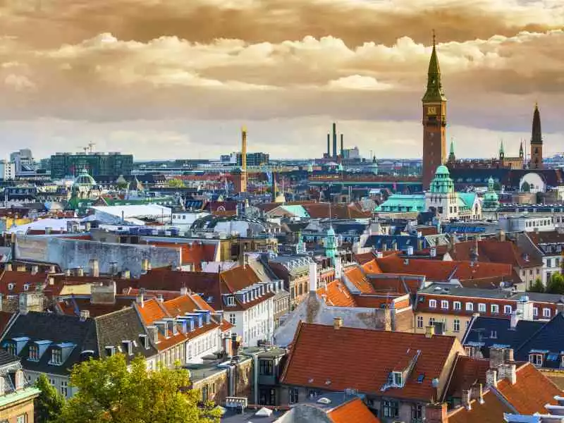 Copenhagen kobenhavn skyline