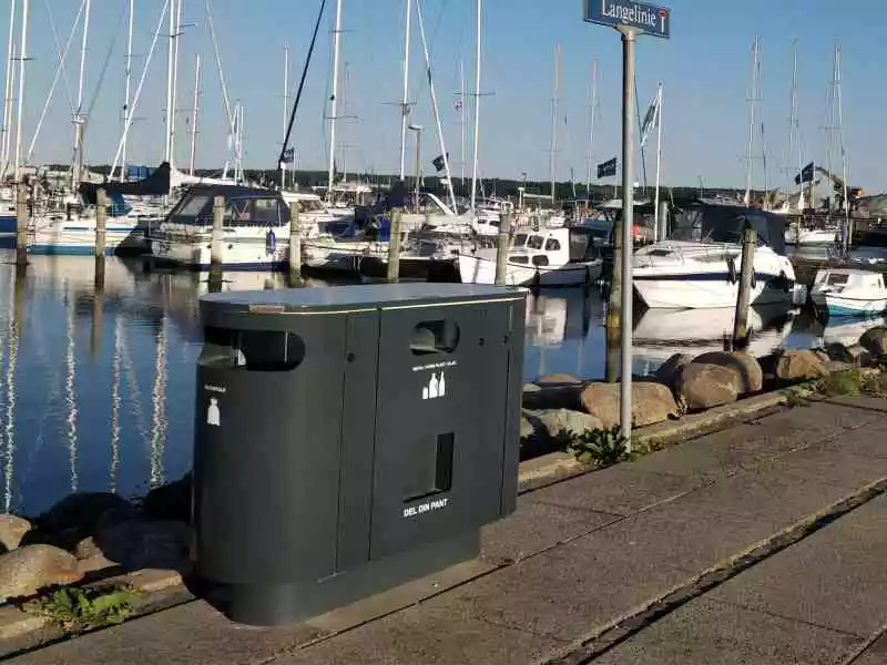 Horsens Kommune affaldsstation ved havnen