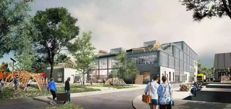 Arkitektskolen Aarhus impraegneret med matlook